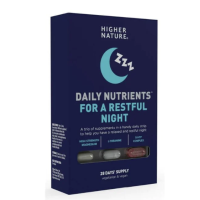 Higher Nature Daily Nutrients Restful Night 28 Capsules