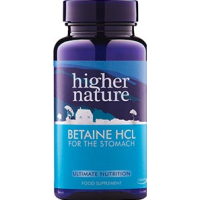 Higher Nature Betaine HCL 300mg-90 Caps