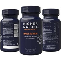 Higher Nature Hair and Nail Formula 120 Softgels