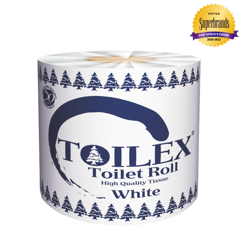 Toilex Toilet Tissue White Singly Wrapped 40 Rolls in a Carton