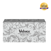 Velvex 200sheets Silver Facial tissues Standard 24 Packets in a Carton
