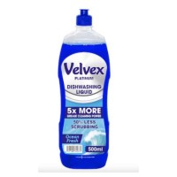 Velvex Dishwashing Liquid Ocean Fresh 500ml, 6 Bottles Per Carton