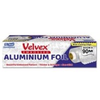 Velvex Embossed Aluminium Foil 30cm x 90Metres