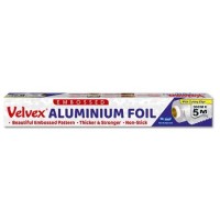Velvex Embossed Aluminium Foil 45cm x 30Metres