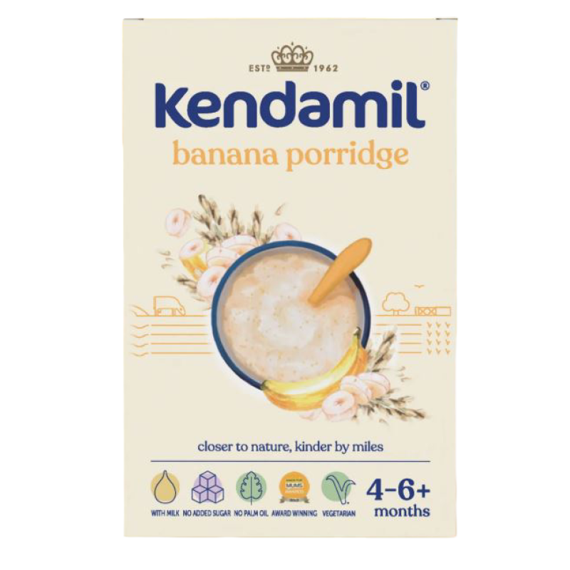 Kendamil Banana Baby Porridge 4-6+Months 150g