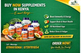 Boost Your Health Naturally with NOW Supplements – Available at E-mart Kenya
