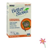 NOW Stevia 100 Packets 