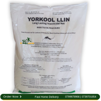 Yorkool Treated Mosquito Net LLIN Circular  White 1 Piece