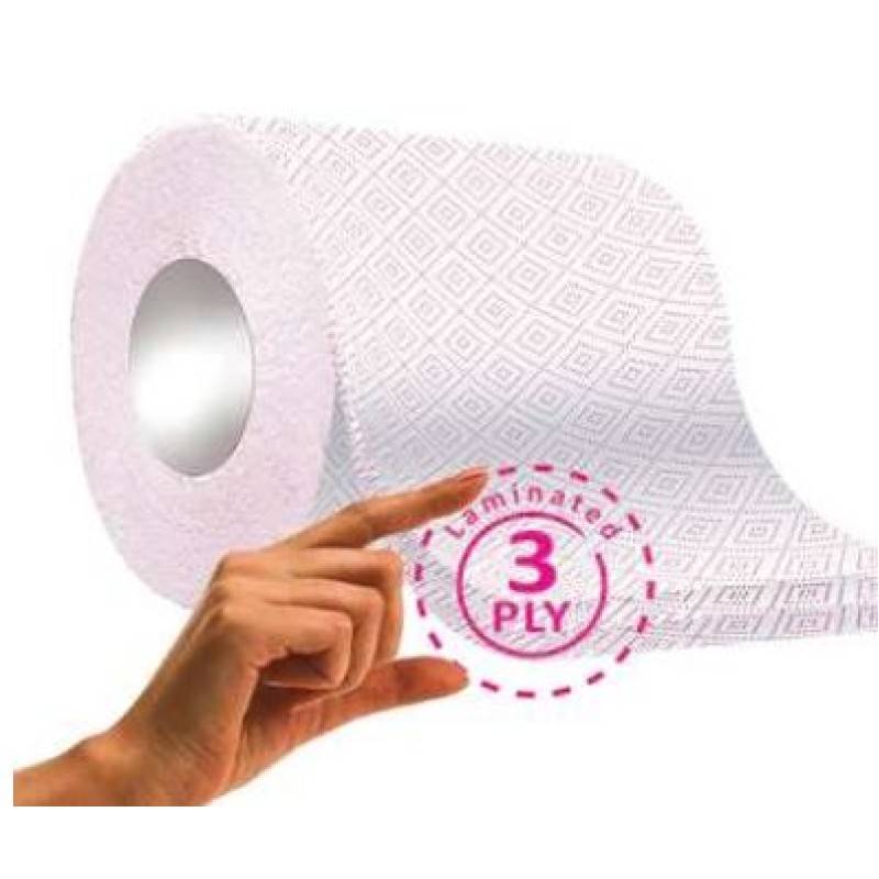 Velvex Premium Printed Tissue Paper Unwrapped 40 Rolls