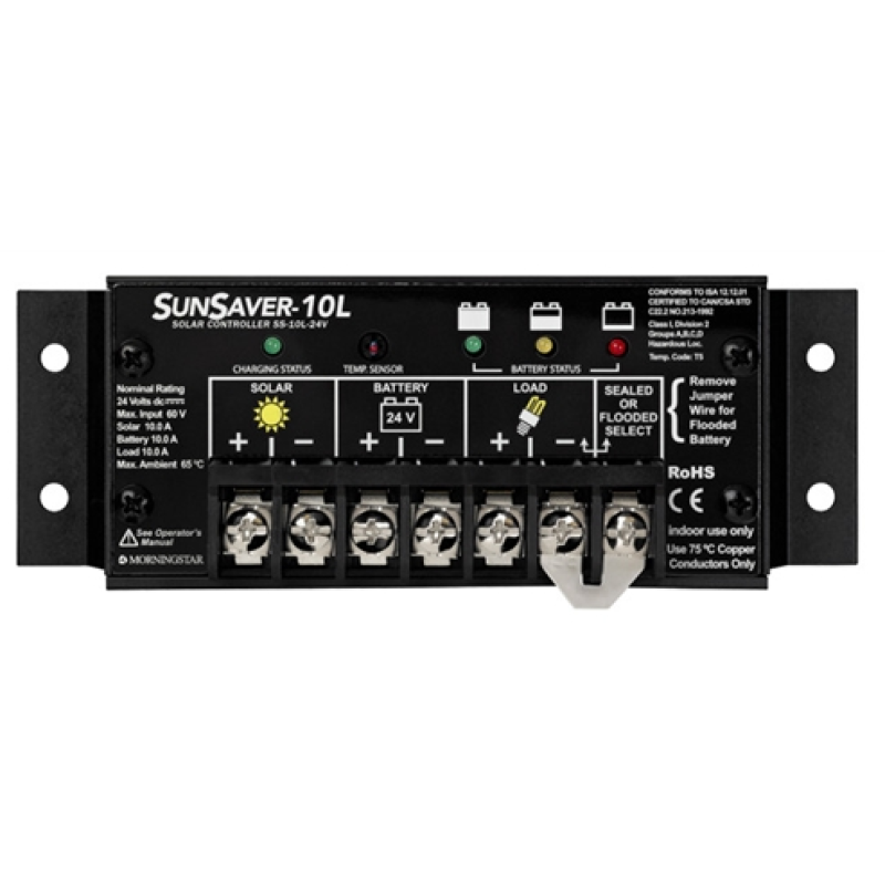 10 AMPS SUNSAVER (LVD)