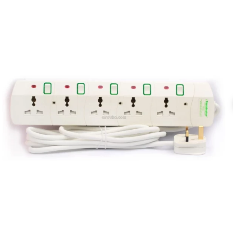 5WAY UNIVERSAL POWER EXTENSION SOCKET 