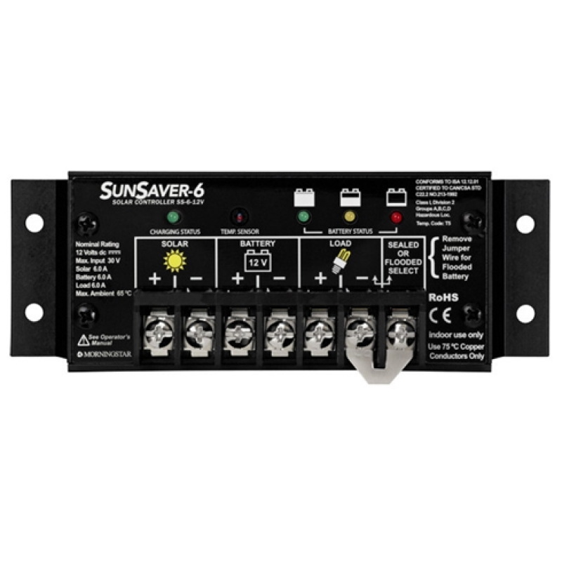 6 AMPS SUNSAVER (LVD)