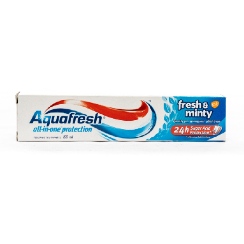 AQUAFRESH FRESH AND MINTY TOOTHPASTE 100ML