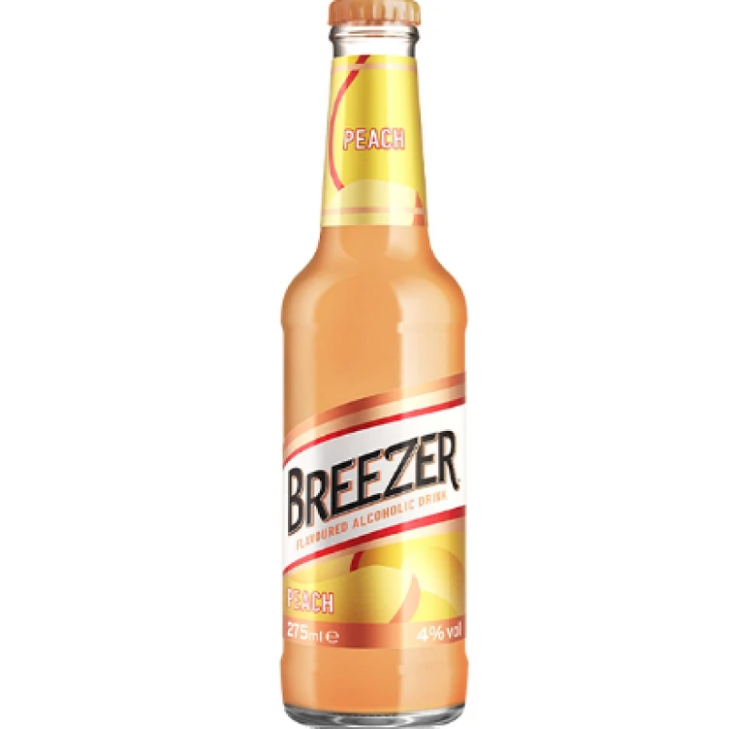 BACARDI BREEZER PEACH RUM 275ML