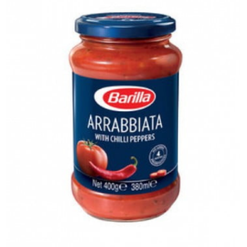 BARILLA ARRABBIATA WITH CHILLIE PEPPERS 400G