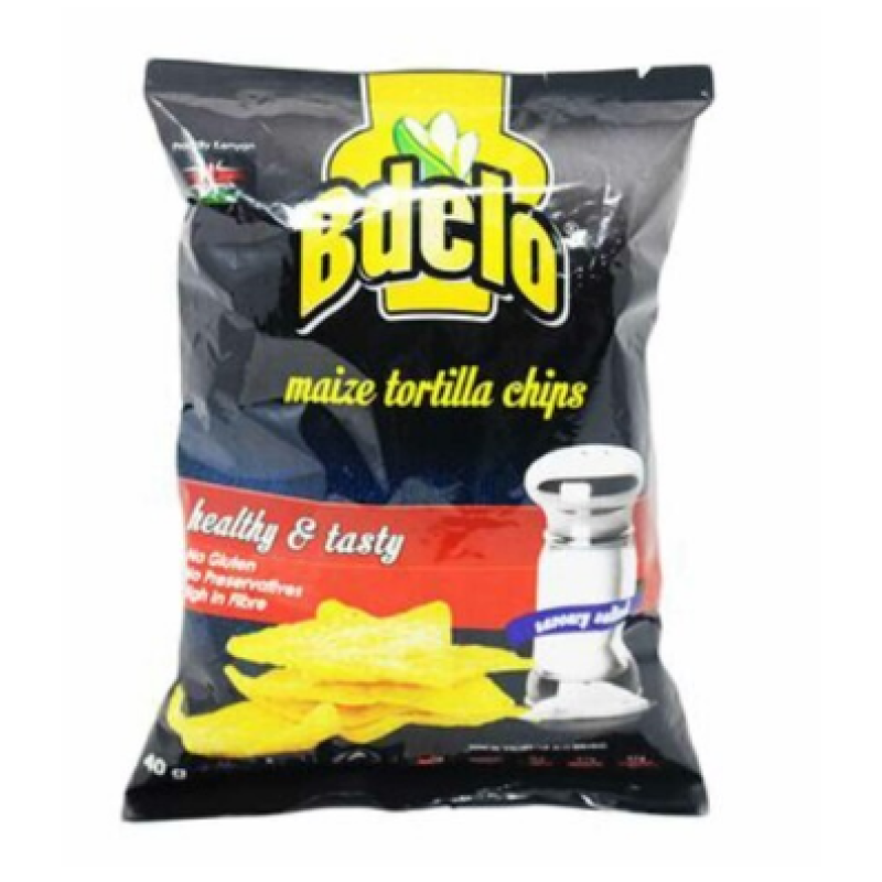 BDELO MAIZE TORTILLA CHIPS SALT 250G