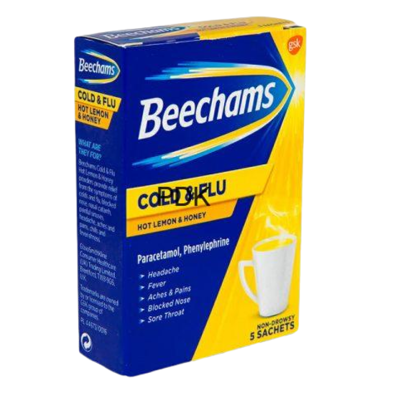 Beechams cold &flu hot lemon & honey Beechams cold &flu hot lemon & honey