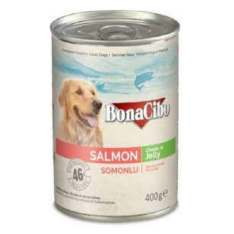 BONACIBO WET FOOD FOR DOGS CAN – LAMB SALMON 400G