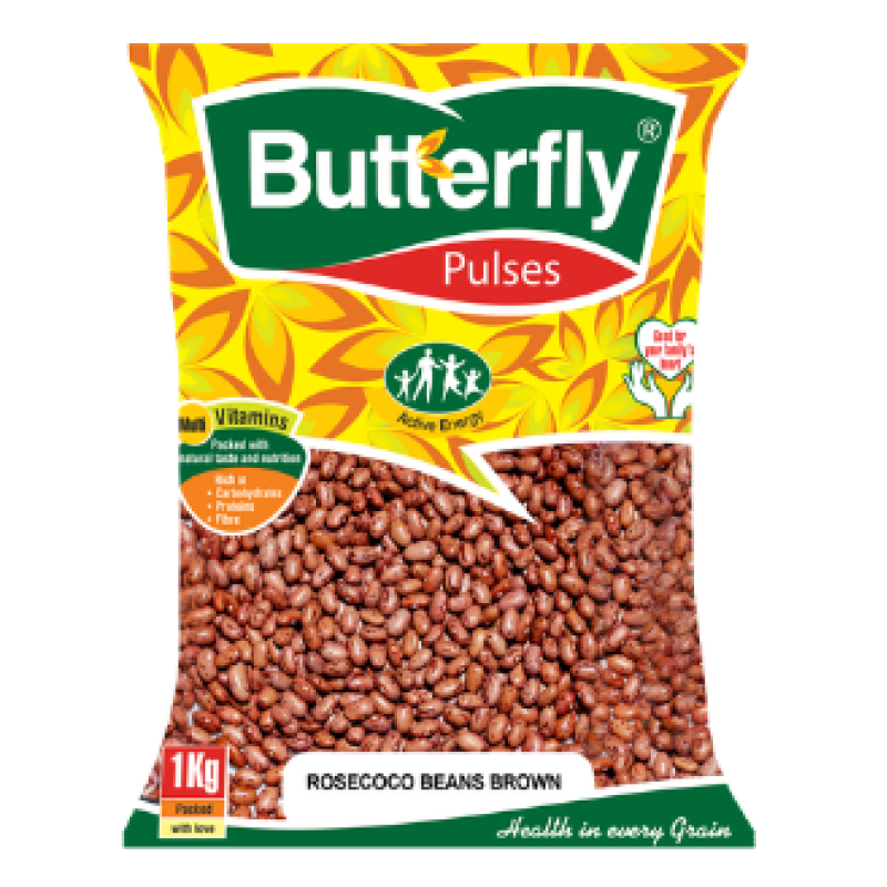 BUTTERFLY PULSES ROSECOCO BROWN BEANS 1 KG