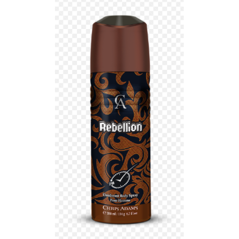 CHRIS ADAMS REBELLION DEODORANT BODY SPRAY POUR HOME 200ML