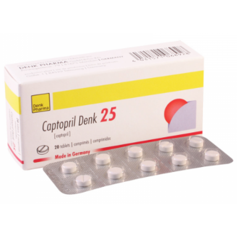 Captopril HCT denk 50/25 Tabs