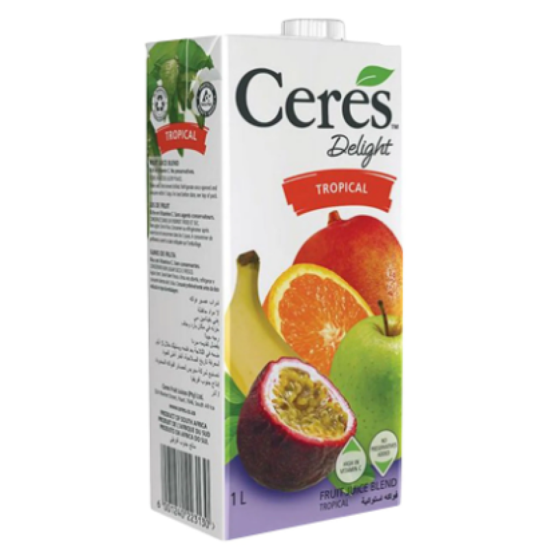 CERES NECTAR DELIGHT JUICE TROPICAL 1L 