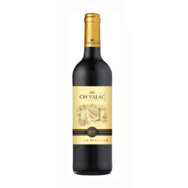 CH VALAC MOULLEUX MEDIUM SWEET RED  75cl