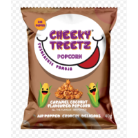 CHEEKY TREETZ POPCORN 100g - CARAMEL COCONUT