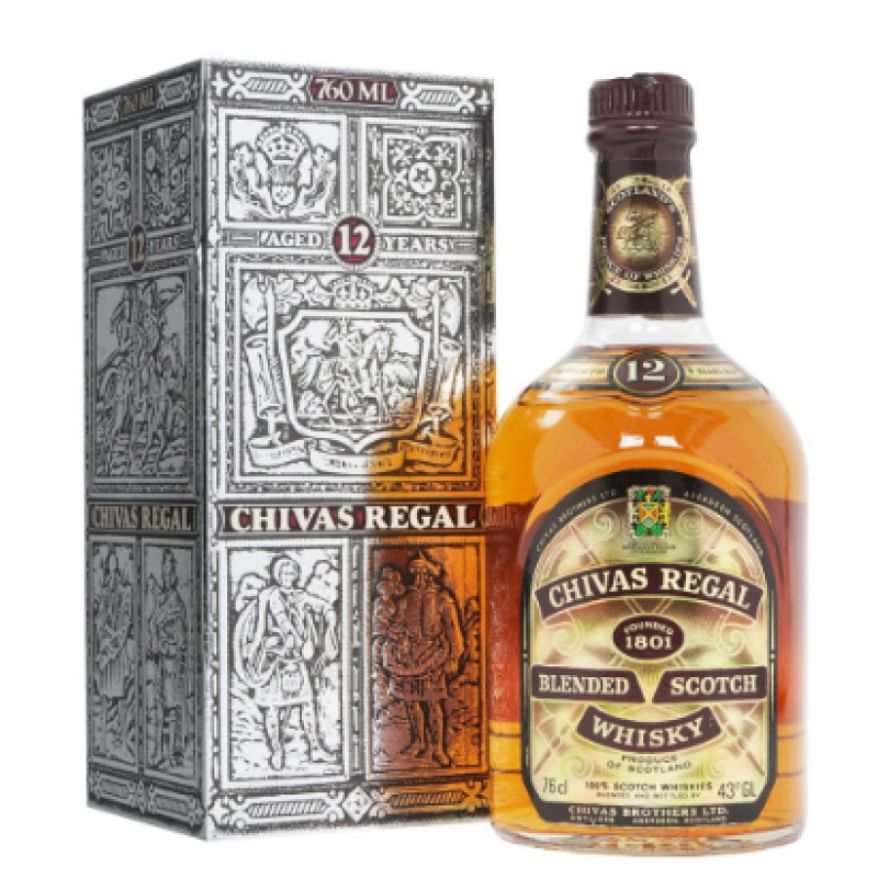 CHIVAS REGAL 12 YEAR OLD WHISKY 750ML