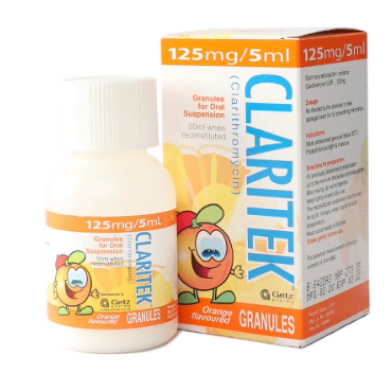 Claritek 125mg/5ml 50ml 