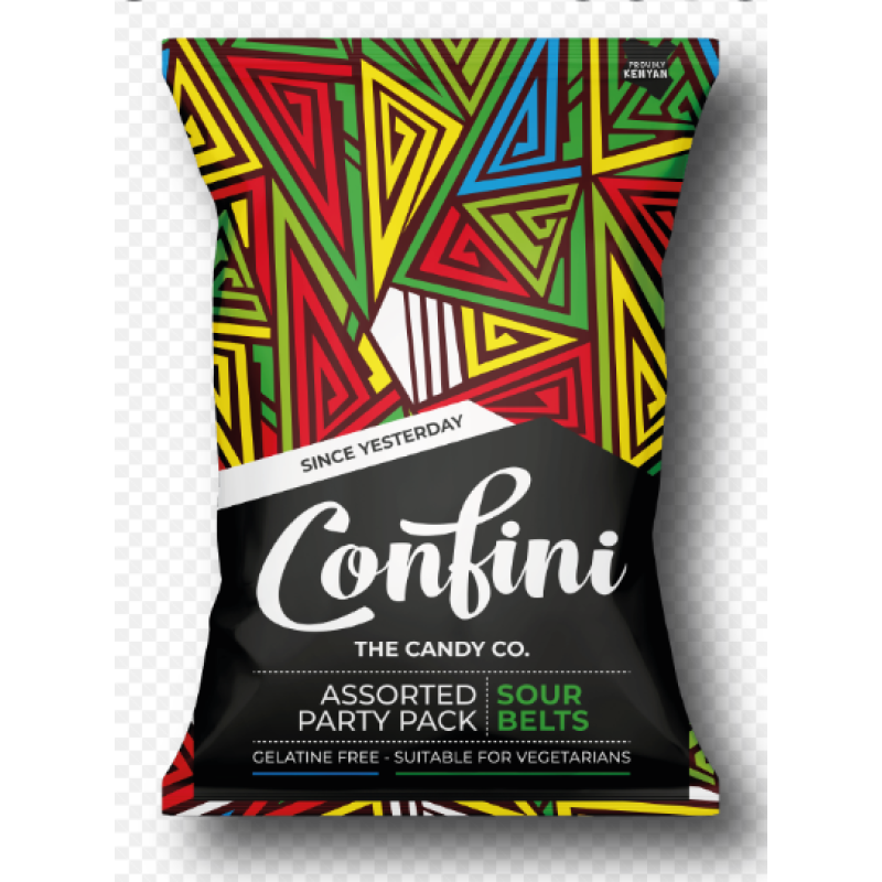 Confini Assorted Sour Belts 170g