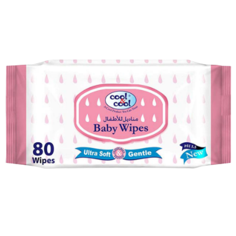 COOL & COOL BABY WIPES 80'S