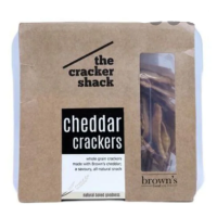 THE CRACKER SHACK CHEDDAR CRACKERS 200G