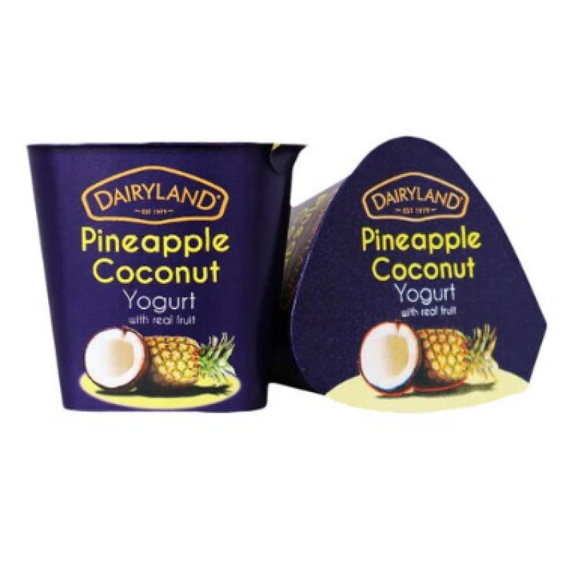 DAIRYLAND PINEAPPLE COCONUT YOGURT 150ML