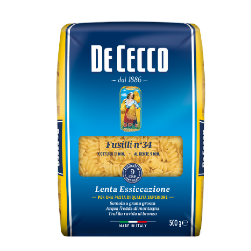 DE CECCO FUSILLI PASTA 500g 