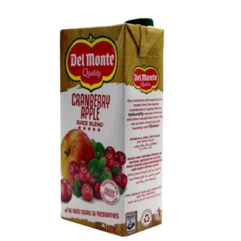 DEL MONTE CRANBERRY APPLE  1L