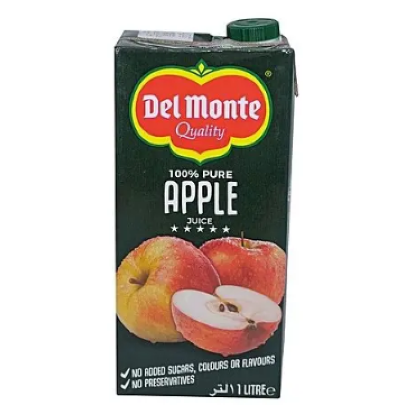 DEL MONTE JUICE APPLE 1L