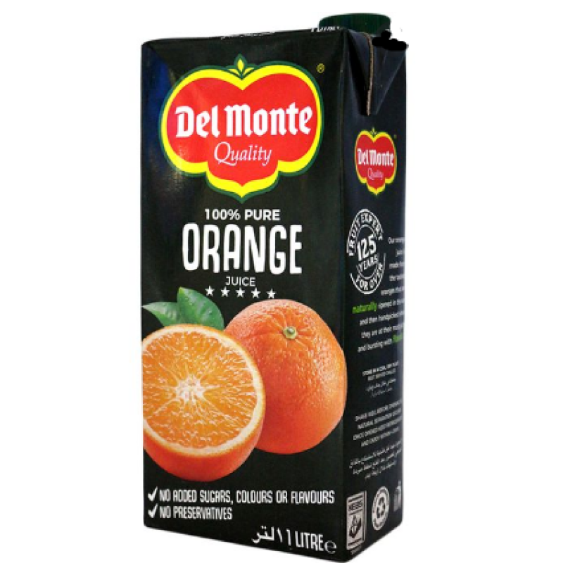 DEL MONTE JUICE ORANGE 1L