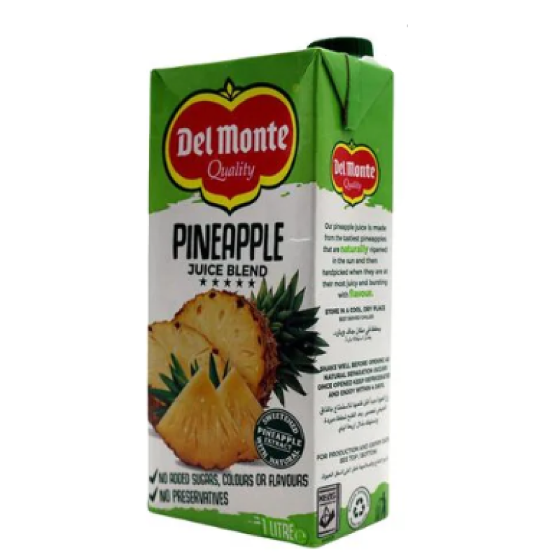 DEL MONTE JUICE BLEND PINEAPPLE 1L 