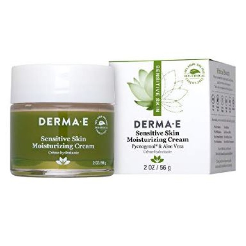 DERMA E SENSITIVE SKIN MOISTURIZING CREAM (2OZ) 56G