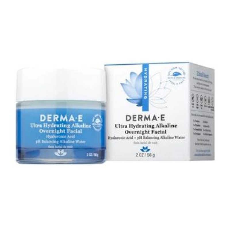 DERMA E ULTRA HYDRATING ALKALINE OVERNIGHT FACIAL 56G