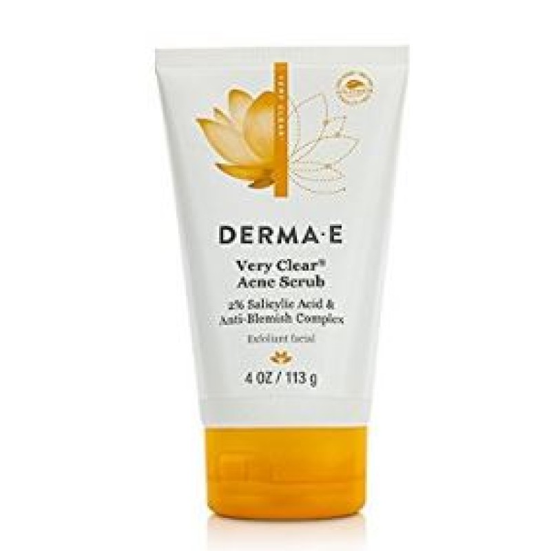 DERMA E VERY CLEAR ACNE SCRUB 4OZ/113G