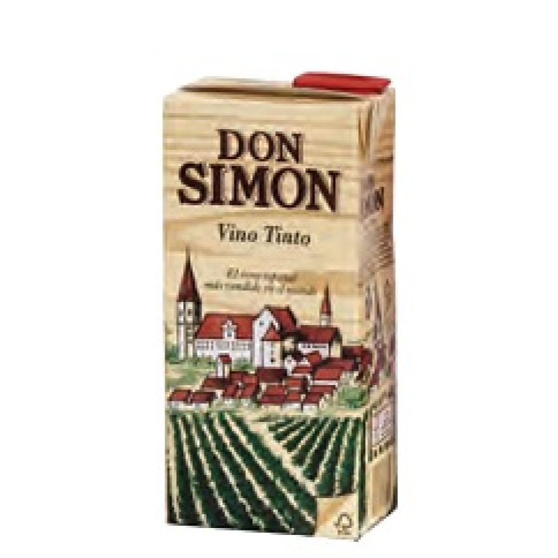 DON SIMON VINO TINTO RED TETRA  1L 