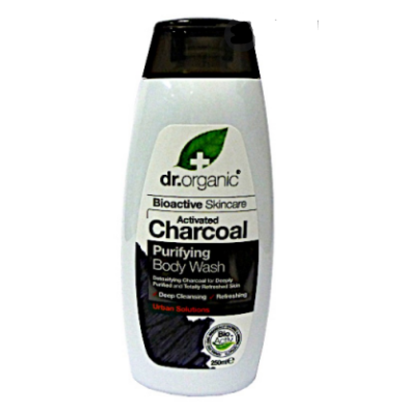 Dr organic activated charcoal body wash 250ml
