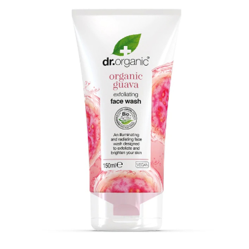 Dr organic organic guava exfoliating facewash 150ml