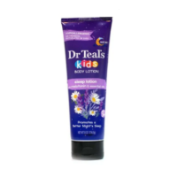 DR TEAL'S KIDS SLEEP BODY LOTION WITH MELATONIN & ESSENTIAL OILS 226G