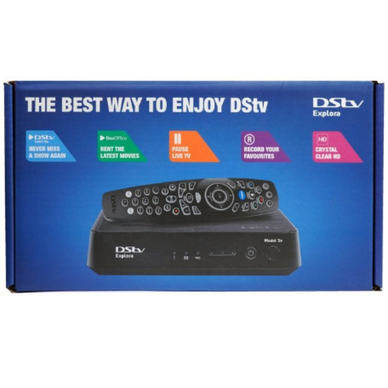 DSTV DECORDER EXPLORA 3 COMPLETE KIT