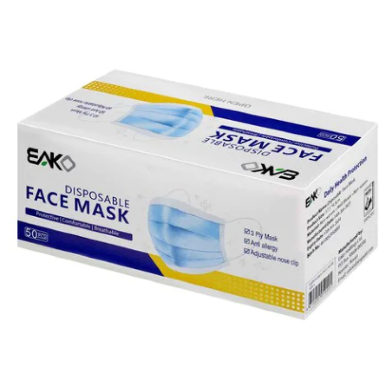 EAKO DISPOSABLE FACE MASK (50PCS)