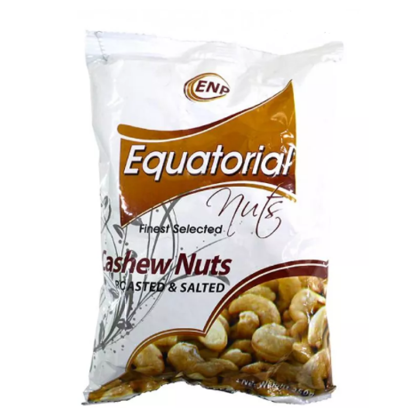 EQUATORIAL ROASTED CASHEWNUTS  250g 