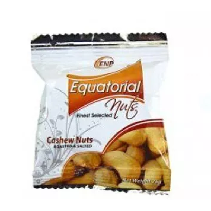 EQUATORIAL ROASTED CASHEWNUTS  25g 